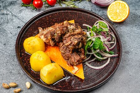 Казан-кебаб из баранины