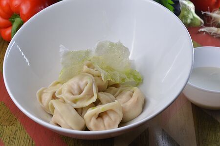 Домашние пельмени с индейкой