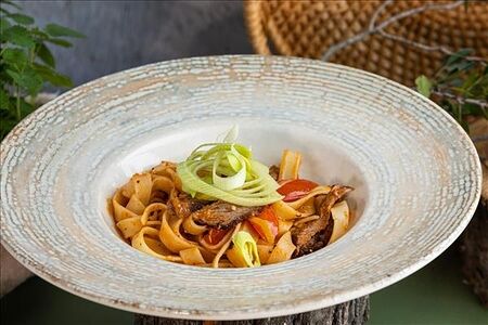 Паста с ростбифом