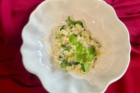 Ризотто со спаржей