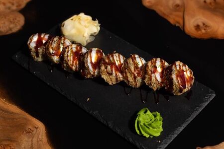 Сяке магуро темпура