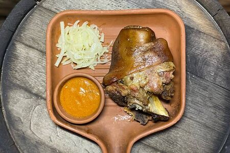 Рулька в смокере