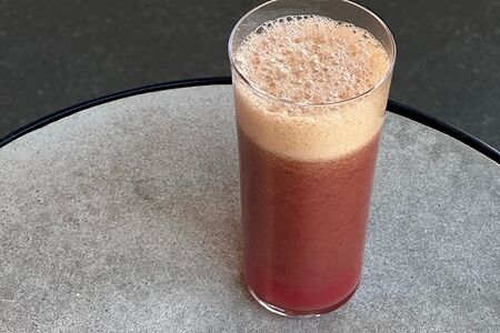 Смузи малина-мята-апельсин