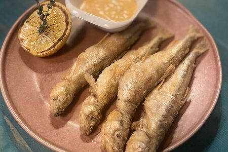 Корюшка жареная