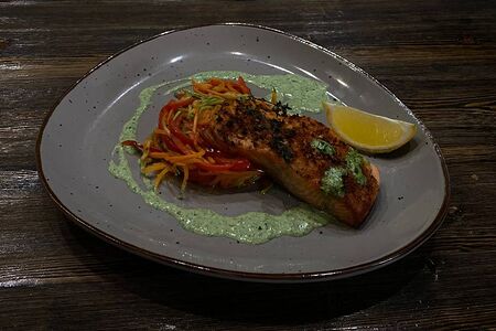 Стейк из лосося