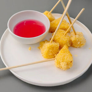 Жареный сыр сулугуни