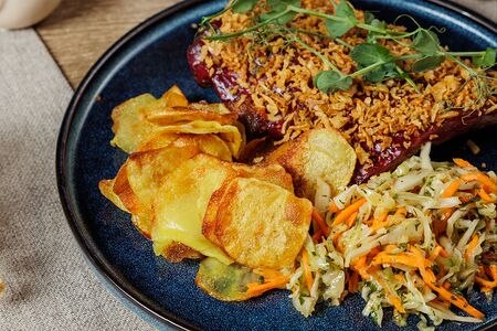 Свиные ребра в клюквенном соусе