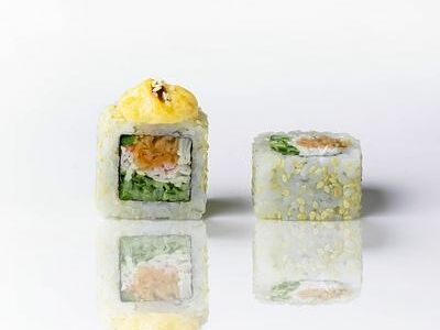 Запеченный Краб Лосось