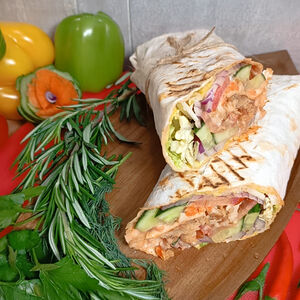 Бекон чипс шаурма в классическом лаваше