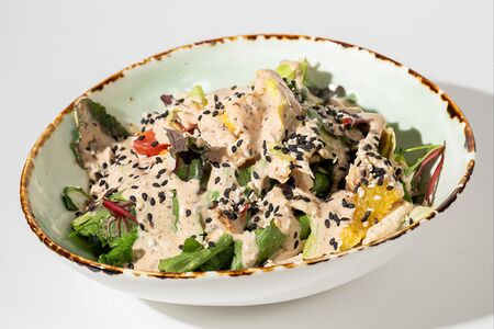 С куриной грудкой и апельсином