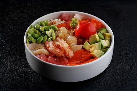 Боул Чираши микс сашими, тартар