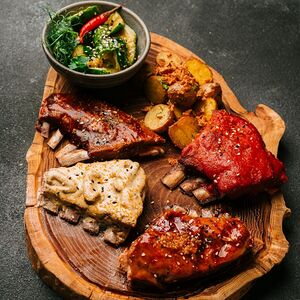 Ассорти из 4-х бараньих рёбер 730 гр