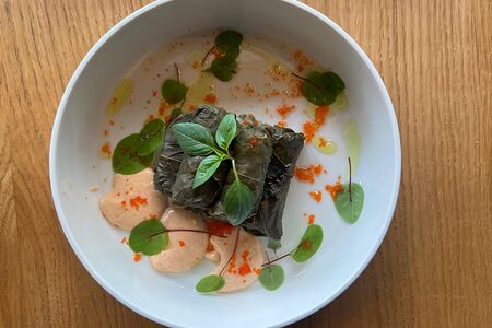 Долма с тигровой креветкой