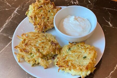 Дранники со сметаной