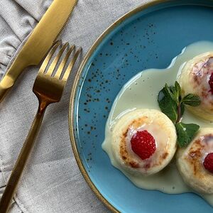 Сырники со сгущенкой