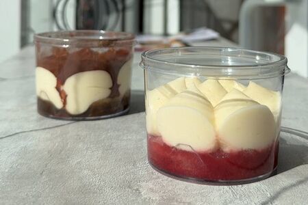 Креманка клубника со сливками