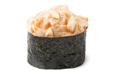 Гункан с кальмаром