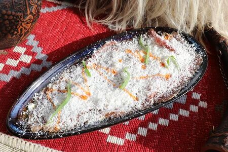 Ростбиф с айоли из тархуна и брынзы