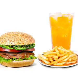 Казы бургер комбо 