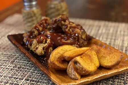 Куриные крылья барбекю