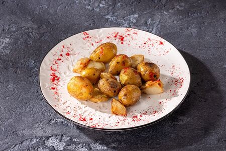 Шашлык из картофеля с курдюком