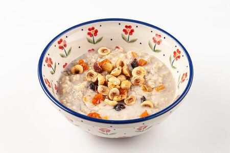 Геркулесовая каша с сухофруктами