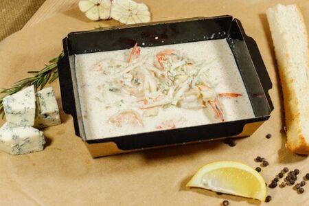 Креветки в соусе дорблю