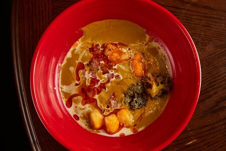 Чечевичный крем-суп карри 