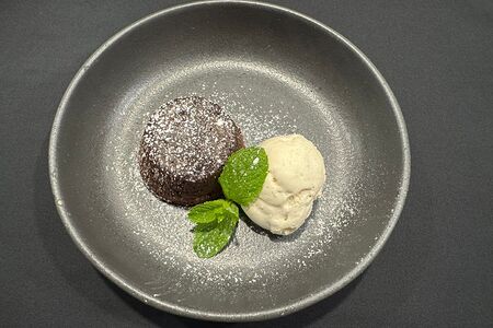 Шоколадный фондан 