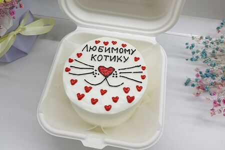 Бенто-торт Любимому котику 