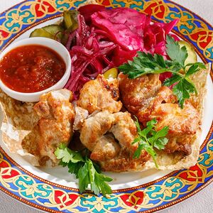 Шашлык из куриного бедра