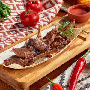 Шашлык из каре ягненка
