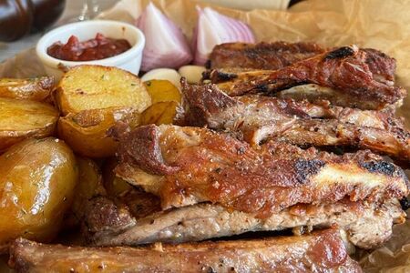 Свиные рёбрышки по-венски