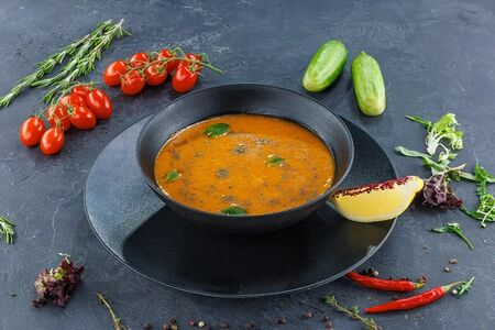 Чечевичный крем-суп (Мерджи)