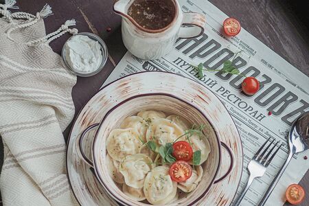 Пельмени самолепные домашние