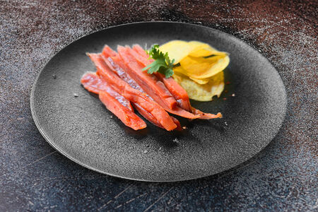 Вяленые спинки лосося