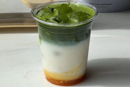 Айс Матча латте с Манго