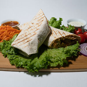 Шаурма из мраморный говядина (на живом огне)