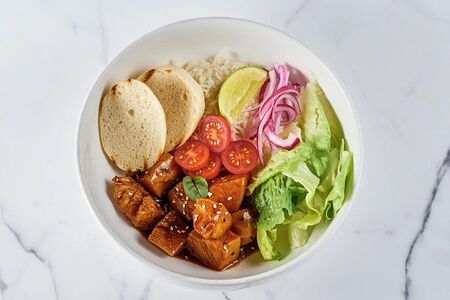 Куриное филе в соусе терияки с рисом басмати 