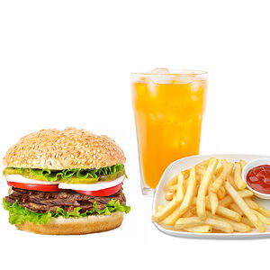 Special бургер меню (фри + напиток на выбор 0,5)