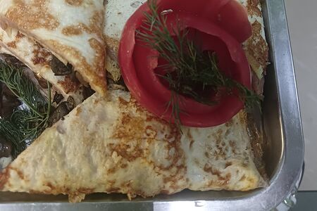 Бризоль мясная с грибами