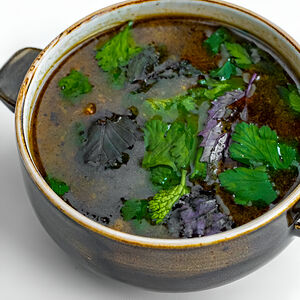 Чечевичный суп с телятиной