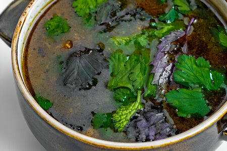 Чечевичный суп с телятиной