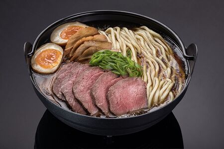 Сёю-рамен с говядиной