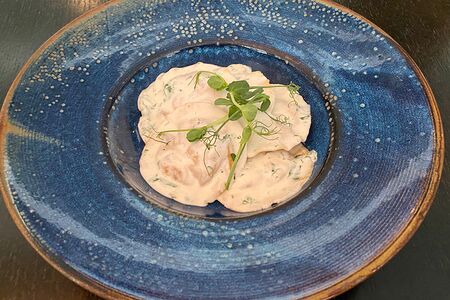 Равиоли с крабом 