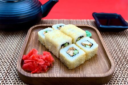 Лосось Терияки темпура