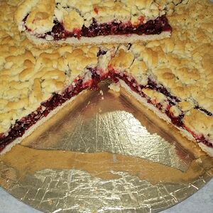 Пирог с Малиной из песочного теста