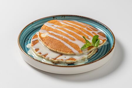 Панкейк со сгущенным молоком