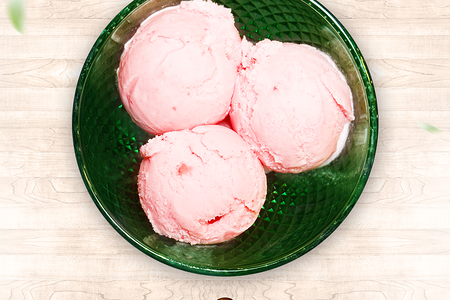 Мороженое клубничное