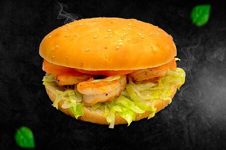 Бургер с креветкой